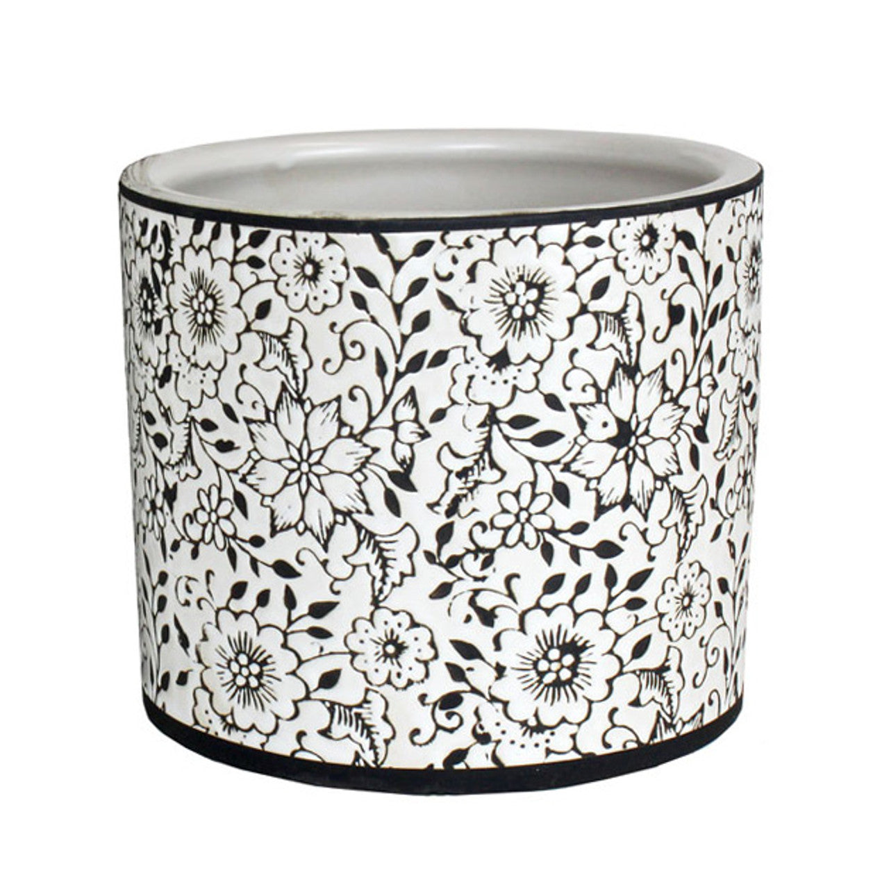 Tang Mini Cylinder - Floral Black