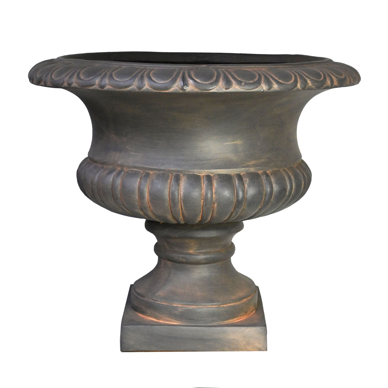 GardenLite Wide Urn - Iron Ore