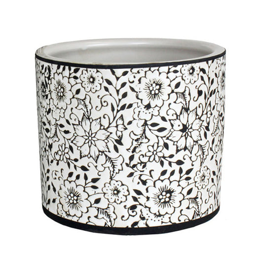 Tang Mini Cylinder - Floral Black