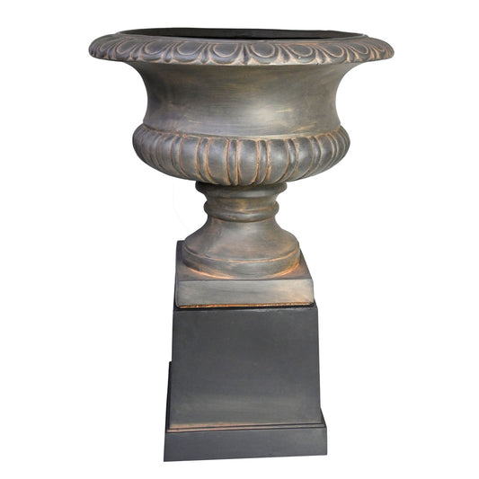 GardenLite Wide Urn - Iron Ore