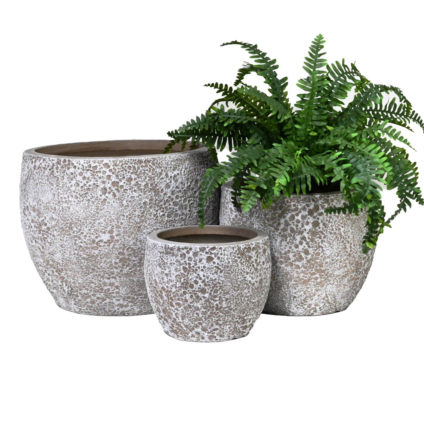 SeaLite Bermuda Planter - Driftwood