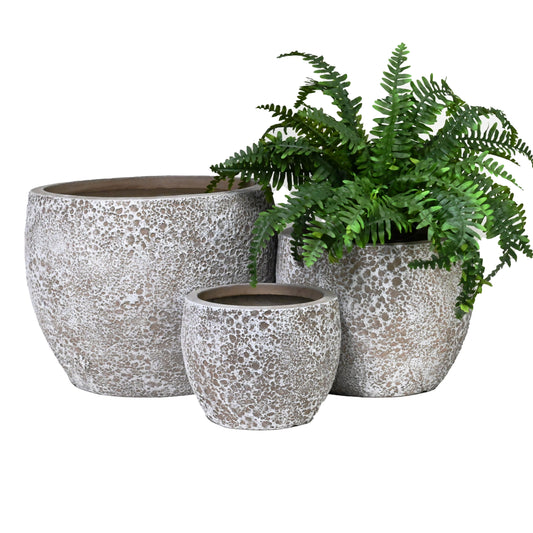 SeaLite Bermuda Planter - Driftwood
