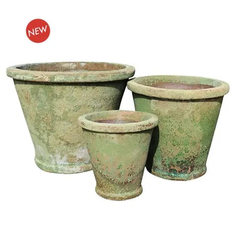 Annatto Cone S/3 Antique Cream