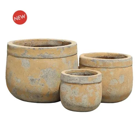 Annatto Tub S/3 Antique Orange