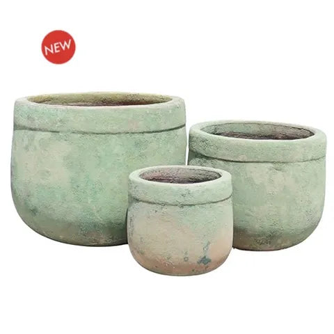 Annatto Tub S/3 Antique Cream